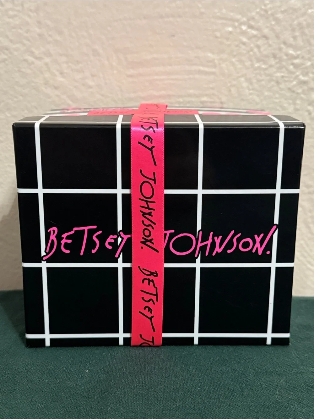 Betsey Johnson Black & Hot Pink Plush Sock Gift Set (3-Pack)